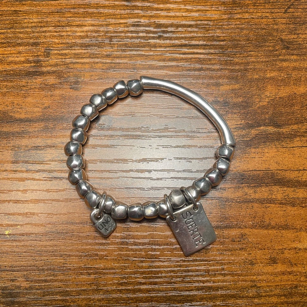 UNOde50 SUERTE BRACELET SILVER LARGE